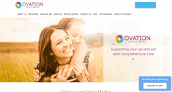 Desktop Screenshot of ovationwomen.com